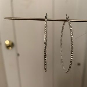 Silver Hoop Earrings